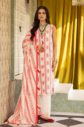 3 Piece Embroidered Jacquard Unstitched Suit with Dupatta and Inner JD-42001