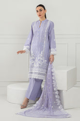 3PC Lawn Embroidered Suit IUSTKSD-562