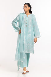 3PC Lawn Schiffli Embroidered Suit IUSTKSD-604