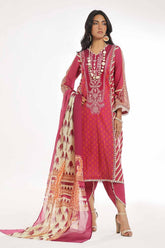 3 Piece Unstitched Printed Lawn Suit CLP-42153