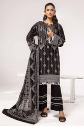 3 Piece Unstitched Printed Lawn Suit B-42022
