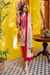 3 Piece Printed Lawn Unstitched Suit CL-42026 A