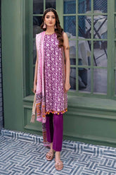 3 Piece Printed Lawn Unstitched Suit CL-42132 B