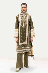 3 Piece Unstitched Printed Lawn Suit CL-42205