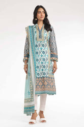 3 Piece Unstitched Printed Lawn Suit CLP-42069