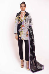 3 Piece Unstitched Diamantes Printed Lawn Suit with Denting Lawn Dupatta DN-42031