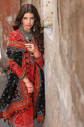 3 Piece Chunri Lawn Unstitched Suit CL-32092 B