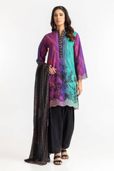 3 Piece Khaddar Printed Suit IUSTKSD-341