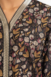 3 Piece Khaddar Printed With Embroidered Suit IUSTKSD-409