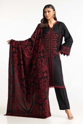 3 Piece Acrylic Embroidered Suit IUSTKSD-487