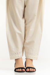 Beige Lawn Embroidered Shalwar IUSTTR-42011