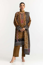 Printed Lawn Shirt Dupatta Dyed Trouser KJP-43164