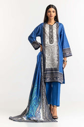 Embroidered Lawn Shirt Printed Lawn Dupatta Dyed Trouser KJP-43171