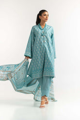 Embroidered Lawn Shirt Printed Lawn Dupatta Dyed Trouser KJP-43185