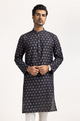 Navy Blue Styling Kurta KR-PLN24-027