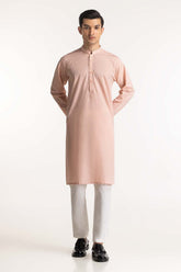 Pastel Peach Embroidered Kurta KR-EMB24-027