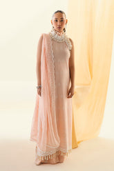 3 Piece Unstitched Schiffli Embroidered Lawn Suit with Schiffli Embroidered Chiffon Dupatta PM-52049