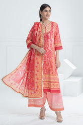 3 Piece Unstitched Printed Lawn Suit CL-52090