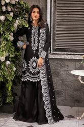 3 Piece Embroidered Lawn Unstitched Suit with Embroidered Paper Cotton Dupatta SP-42003