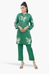 Twill Viscose Embroidered Shirt And Trouser IPST-44191