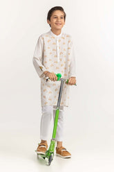 White Styling Kurta KR-KSTY24-004