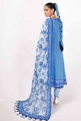 3 Piece Unstitched Diamantes Printed Lawn Suit with Denting Lawn Dupatta DN-42034