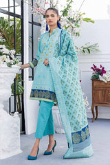 3 Piece Printed Lawn Unstitched Suit CL-42123 B