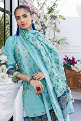 3 Piece Printed Lawn Unstitched Suit CL-42123 B