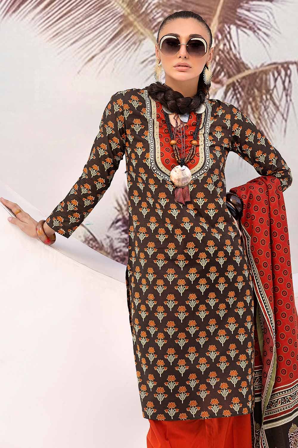 2 Piece Lawn Printed Unstitched Suit TL-32079 A