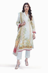2 Piece Printed Unstitched Lawn Suit TL-42034