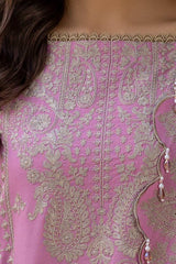 3 Piece Unstitched Embroidered Acrylic Suit with Embroidered Acrylic Dupatta AP-42008