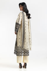 3PC Lawn Embroidered Suit IUSTKSD-581
