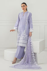 3PC Lawn Embroidered Suit IUSTKSD-562