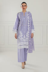 3PC Lawn Embroidered Suit IUSTKSD-562