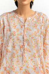 3PC Lawn Printed Suit With Embroidered IUSTKSD-543