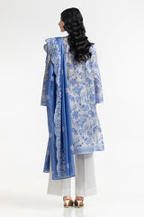 3PC Lawn Printed Embroidered Suit IUSTKSD-495