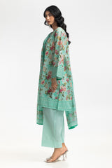 3PC Lawn Printed Embroidered Suit IUSTKSD-548