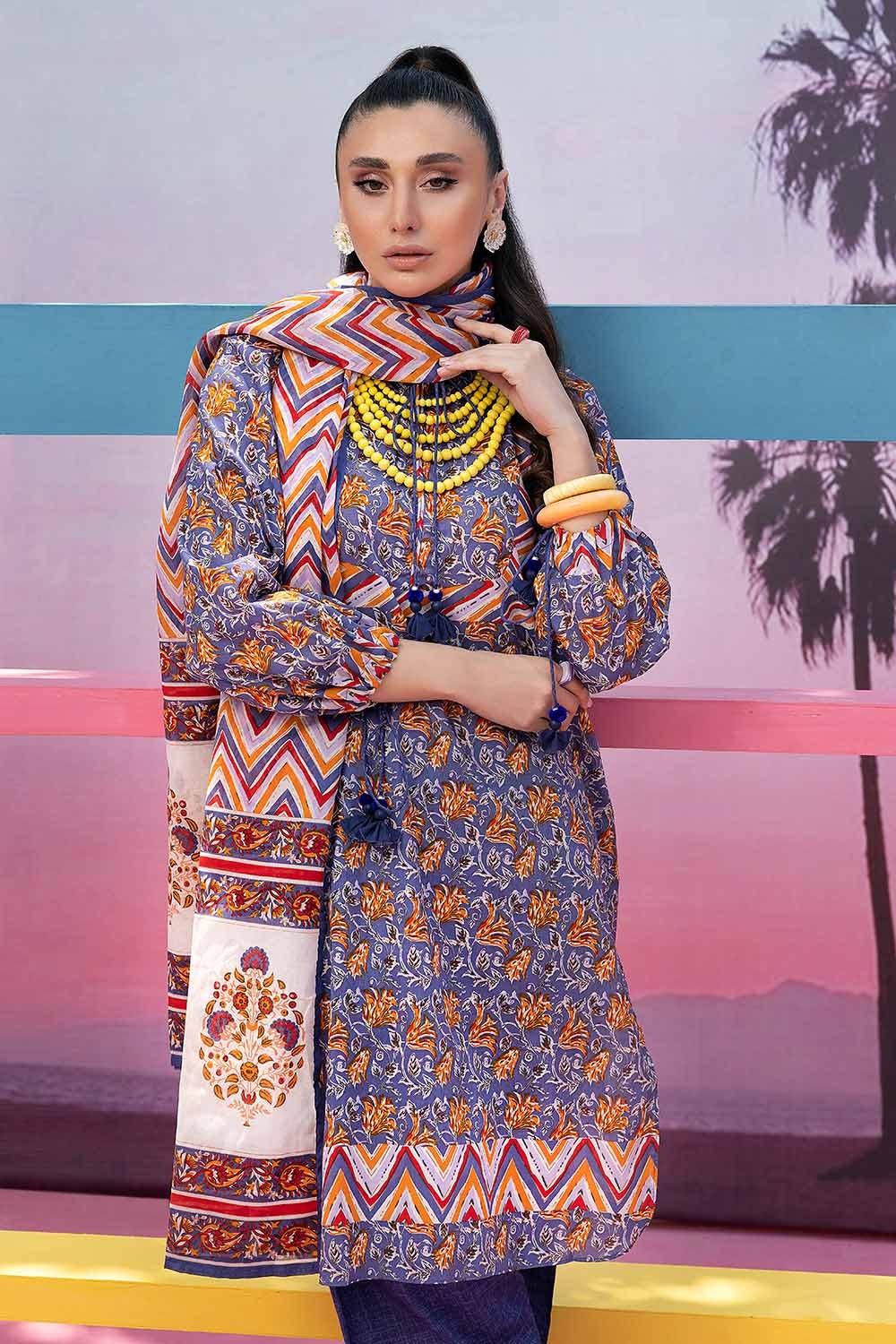 3 Piece Lawn Printed Unstitched Suit CL-32460 A