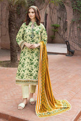 3 Piece Printed Lawn Unstitched Suit CL-32324 A