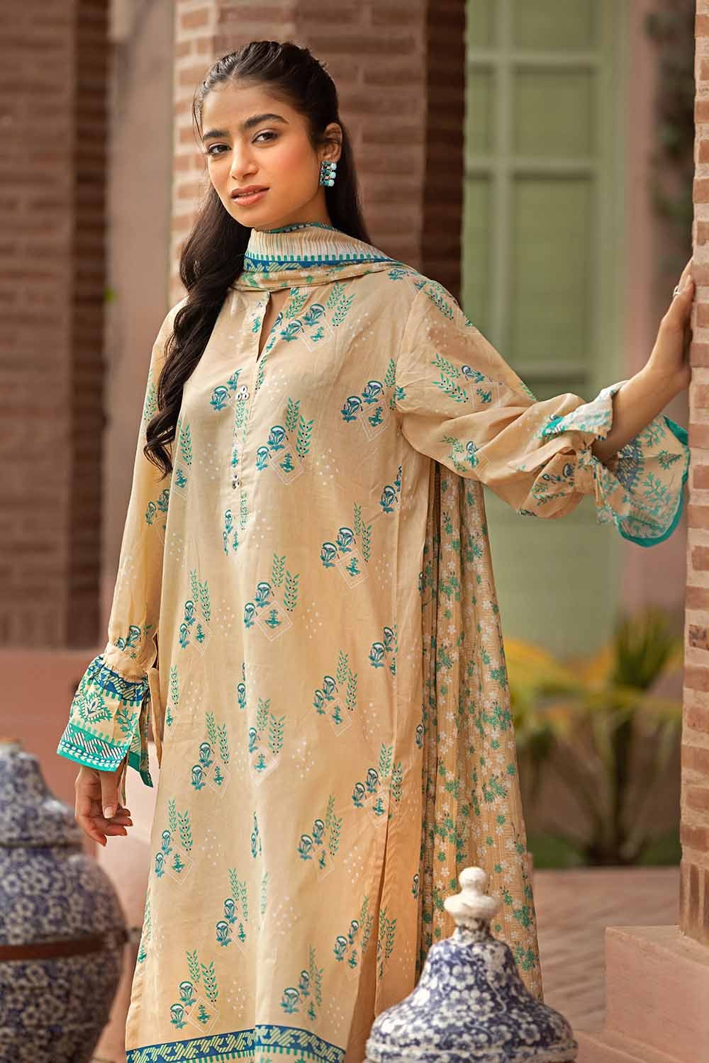 3 Piece Printed Lawn Unstitched Suit CL-32443 B