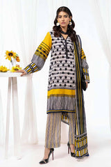 3 Piece Lawn Printed Unstitched Suit CL-32455
