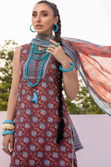 3 Piece Lawn Printed Unstitched Suit Cl-32450 A