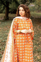 3 Piece Printed Lawn Unstitched Suit CL-32583 A