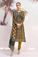 3 Piece Lawn Printed Unstitched Suit Cl-32450 B