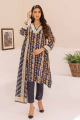 3 Piece Printed Lawn Unstitched Suit CL-32586 A