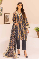 3 Piece Printed Lawn Unstitched Suit CL-32586 A