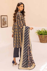 3 Piece Printed Lawn Unstitched Suit CL-32586 A