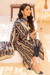 3 Piece Printed Lawn Unstitched Suit CL-32586 A