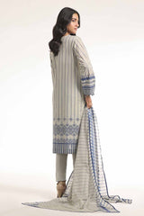 3 Piece Unstitched Printed Lawn Suit CLP-42163