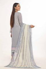 3 Piece Unstitched Printed Lawn Suit CLP-42001